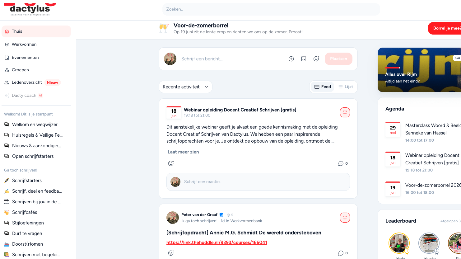 screen Ga toch Schrijven!